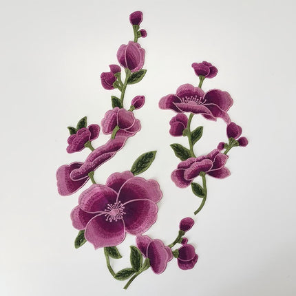 SUPERVALUECHOICE HCSEYB00059 Floral Embroidered Fabric Patches