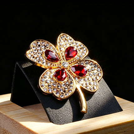 SUPERVALUECHOICE HCSESA00097 Sparkling Rhinestone Lapel Brooches 1.69" × 1.30"