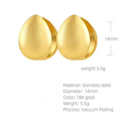 SUPERVALUECHOICE HCSETA00004 Smooth Geometric Earrings