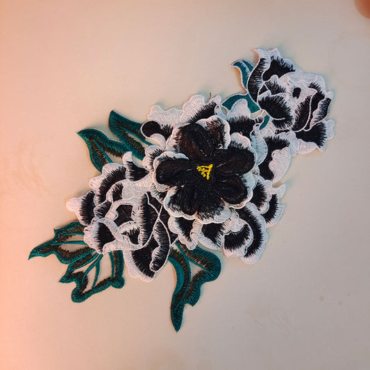 SUPERVALUECHOICE HCSEYB00040 3D Floral Embroidered Fabric Patches