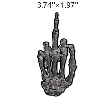 SUPERVALUECHOICE HCSEYSB00028 9Pcs Sugar Skull Skeleton Hand Embroidered Iron On Patches Gothic Streetwear Clothing Appliques