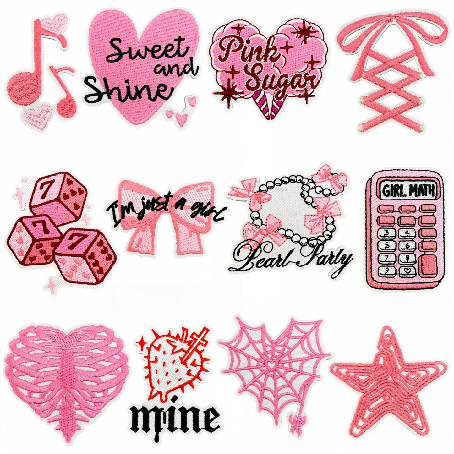 SUPERVALUECHOICE  HCSEYB00006 Y2K Embroidered Fabric Patch