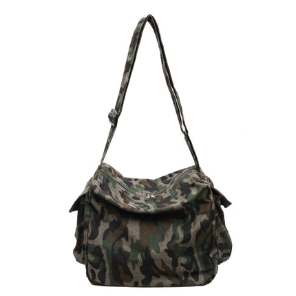 SuperValueChoice HCSEFA00065 Leopard Print Tote Handbag Women Canvas Crossbody Beach Bag