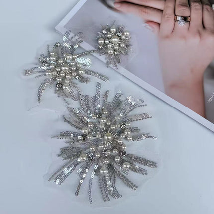 SUPERVALUECHOICE HCSEYC00038 DIY Sequin Flower Lace Applique