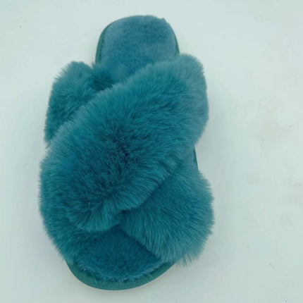 SUPERVALUECHOICE HCSEWB00014 Fluffy Fuzzy Slide Slippers