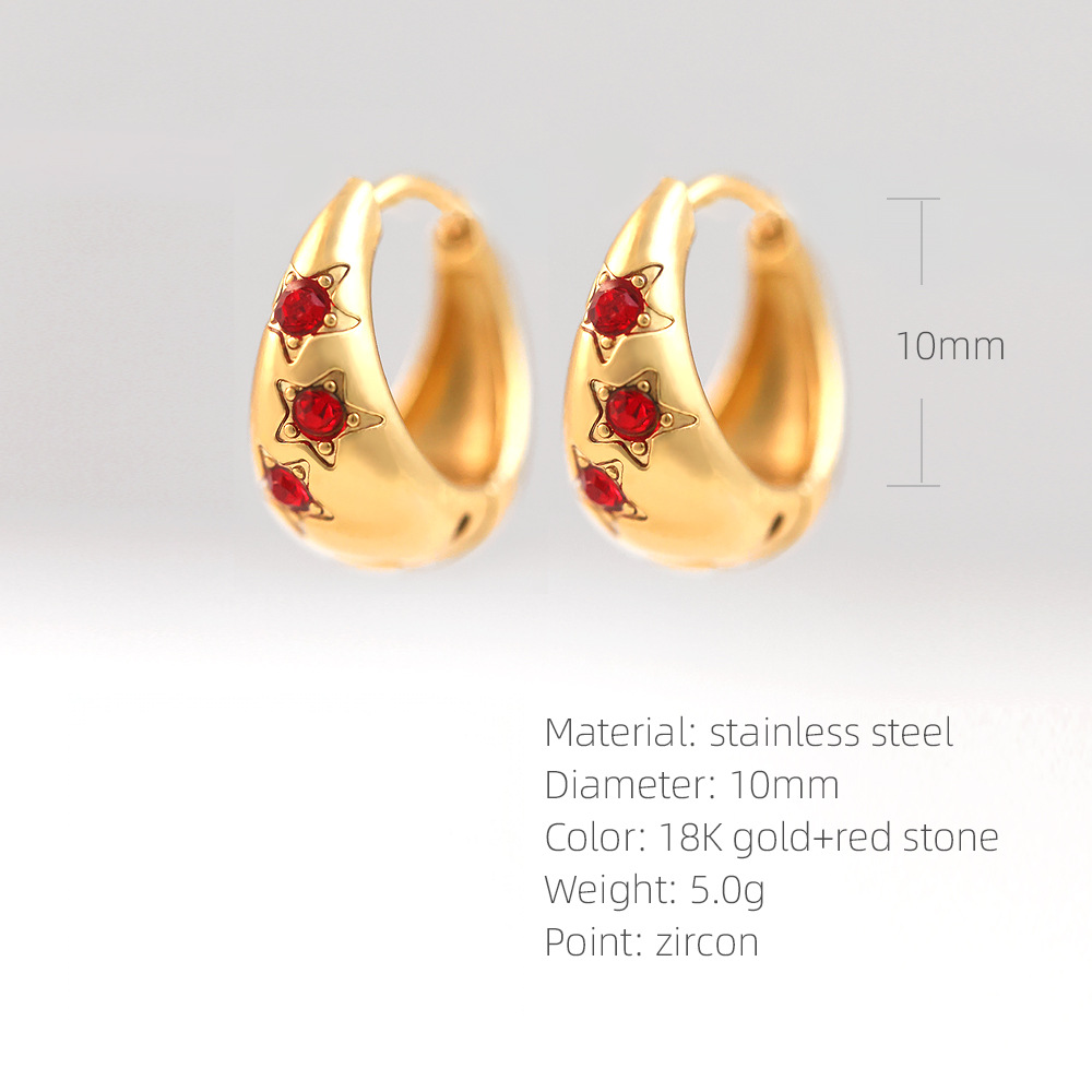 SUPERVALUECHOICE HCSETA00003 U-shaped stud earrings