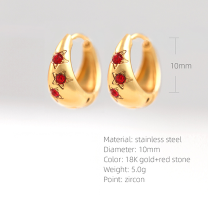 SUPERVALUECHOICE HCSETA00003 U-shaped stud earrings