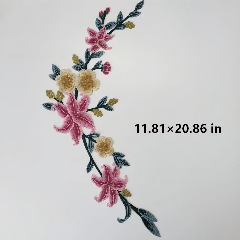 SUPERVALUECHOICE HCSEYB00057 Floral Embroidered Fabric Patches