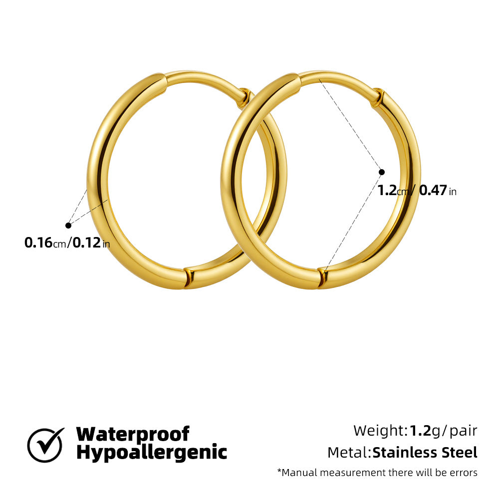 SUPERVALUECHOICE HCSETA00015 Elegant Hoop Earrings