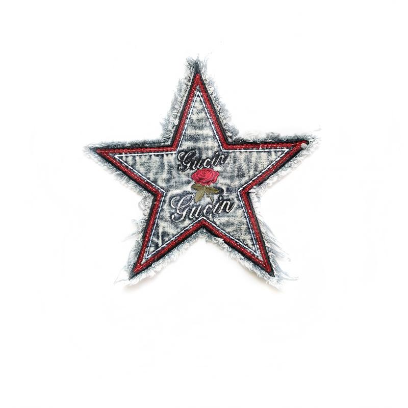 SUPERVALUECHOICE HCSEYE00010 Denim  embroidery clothing fabric patches