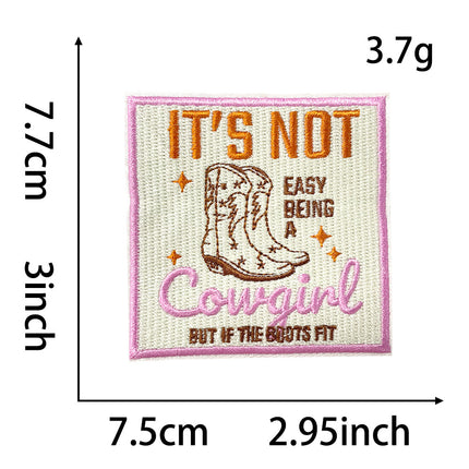 SUPERVALUECHOICE HCSEYB00021 Letter Embroidered Fabric Patch