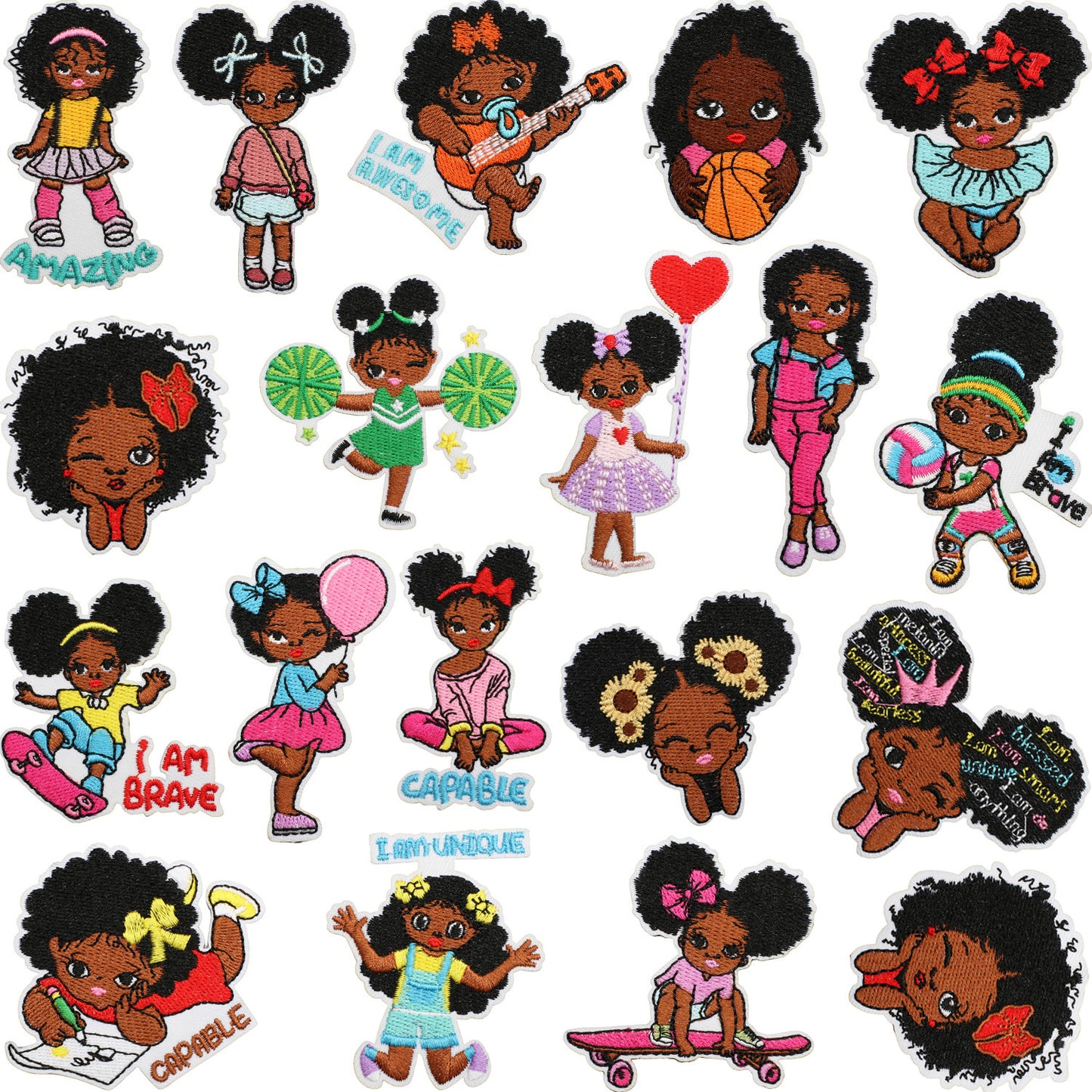 SUPÊR VÃLUE CHOICE  HCSEY00006   19 Pcs of Set “Baby girl” Patch