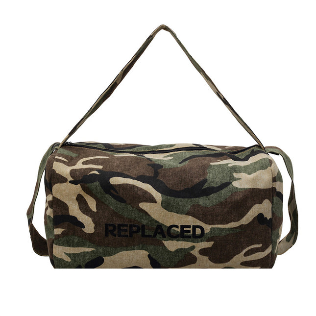 SuperValueChoice HCSEFA00063 Korean-style Fashionable Minimalist Crossbody Bag for Short Trips and Business Travel, Vintage Camouflage Multi-Storage Tote Bag