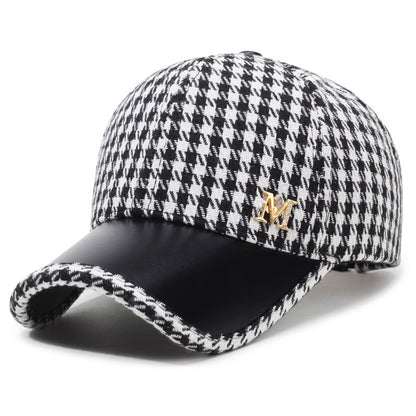 SUPERVALUECHOICE HCSEK00008 Vintage Houndstooth Baseball Cap