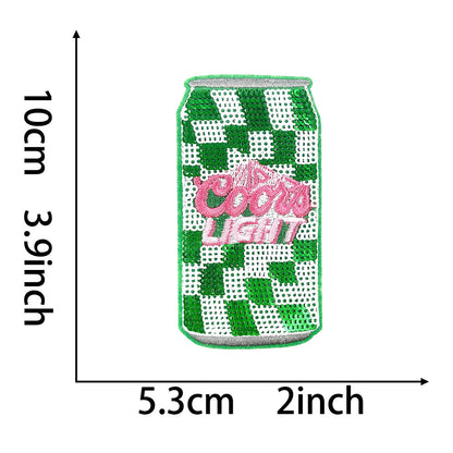 SUPER VALUE CHOICE  HCSEYC00001 Coca-Cola sequin fabric patches
