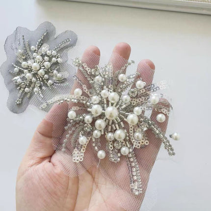 SUPERVALUECHOICE HCSEYC00038 DIY Sequin Flower Lace Applique
