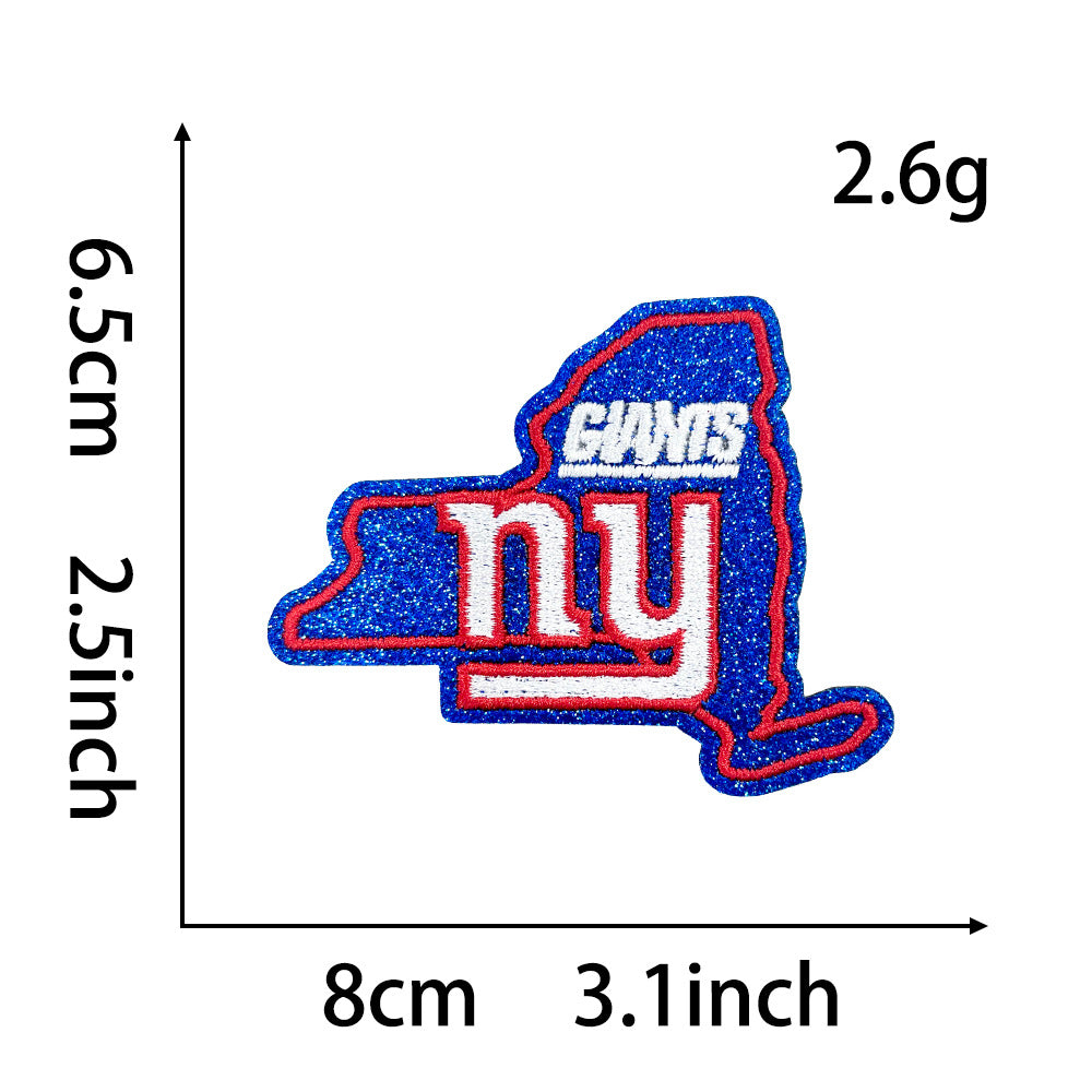 SUPERVALUECHOICE HCSEYB00027 NFL Team Emblem Embroidered Fabric Patches