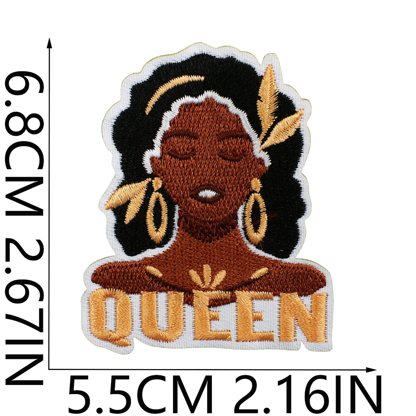 SUPERVALUECHOICE HCSEYB00013 Black Girl Magic Embroidered Fabric Patch