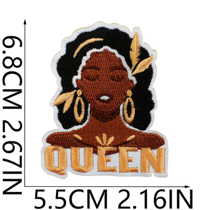 SUPERVALUECHOICE HCSEYB00013 Black Girl Magic Embroidered Fabric Patch