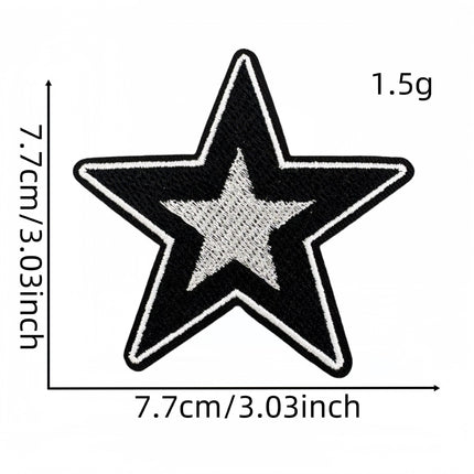 SUPERVALUECHOICE HCSEYB00031 Vintage English Graffiti Embroidered Fabric Patches