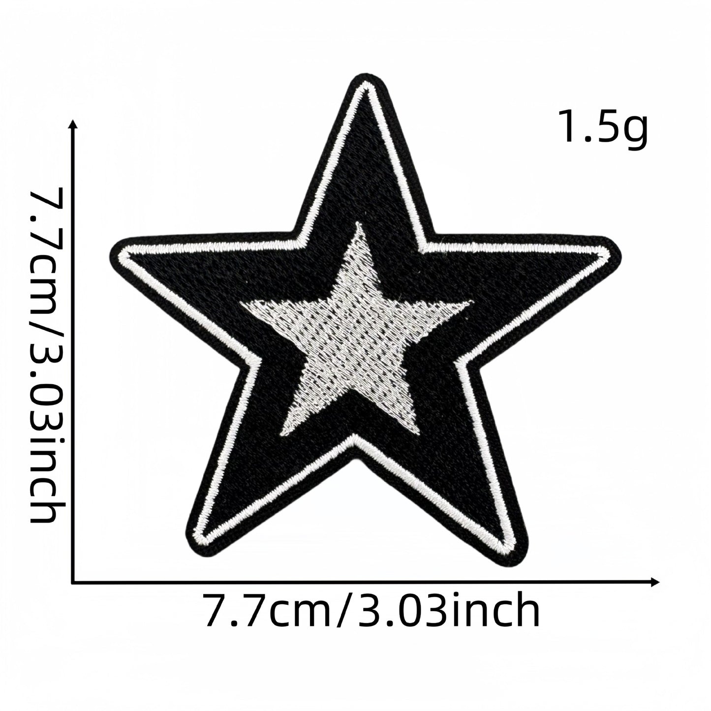 SUPERVALUECHOICE HCSEYB00031 Vintage English Graffiti Embroidered Fabric Patches