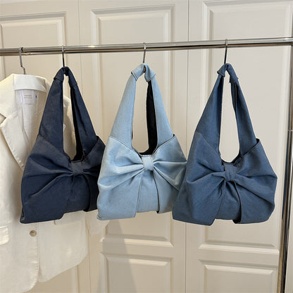 SuperValueChoice HCSEFA00010 DIY Denim single purse 13.77''×10.23''