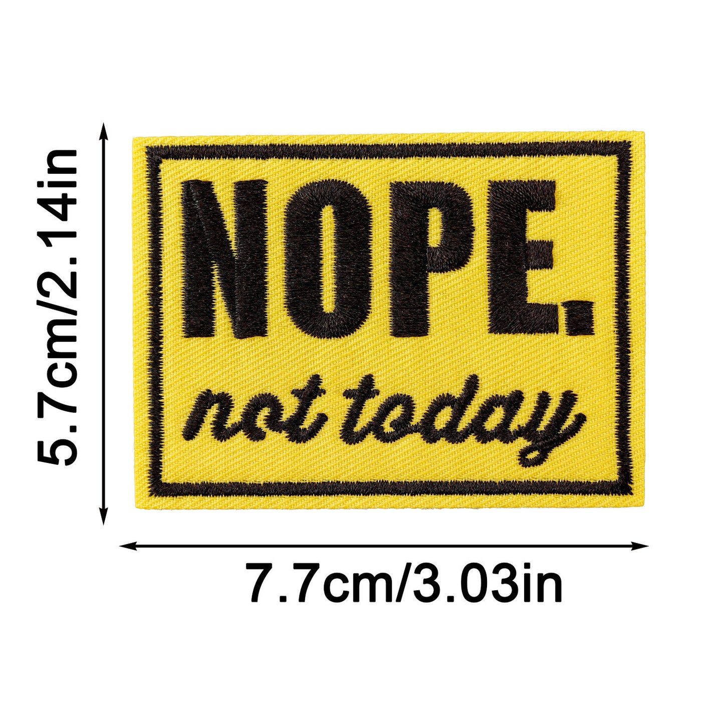 SUPERVALUECHOICE HCSEYSB00111 13Pcs Funny Inspirational Slogan Embroidered Iron On Patches Clothing DIY Decor Appliques