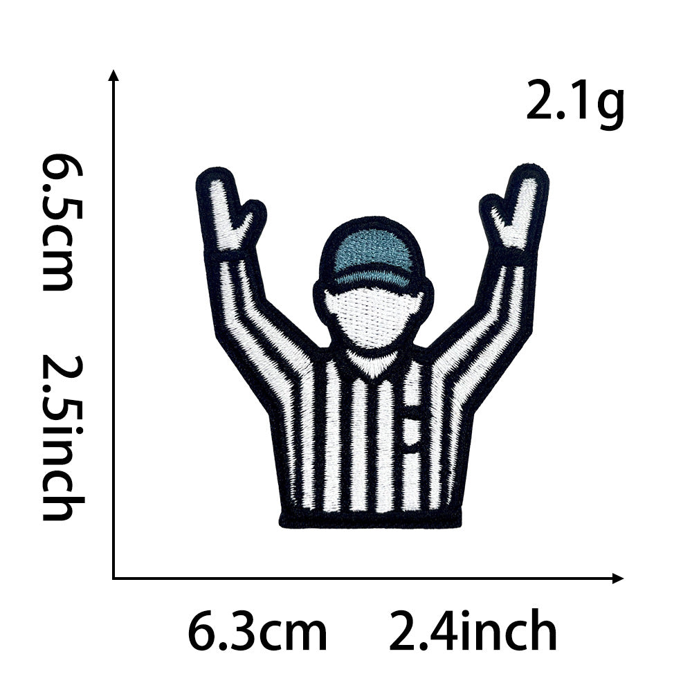 SUPERVALUECHOICE HCSEYB00029 Football Game Day Embroidered Fabric Patches