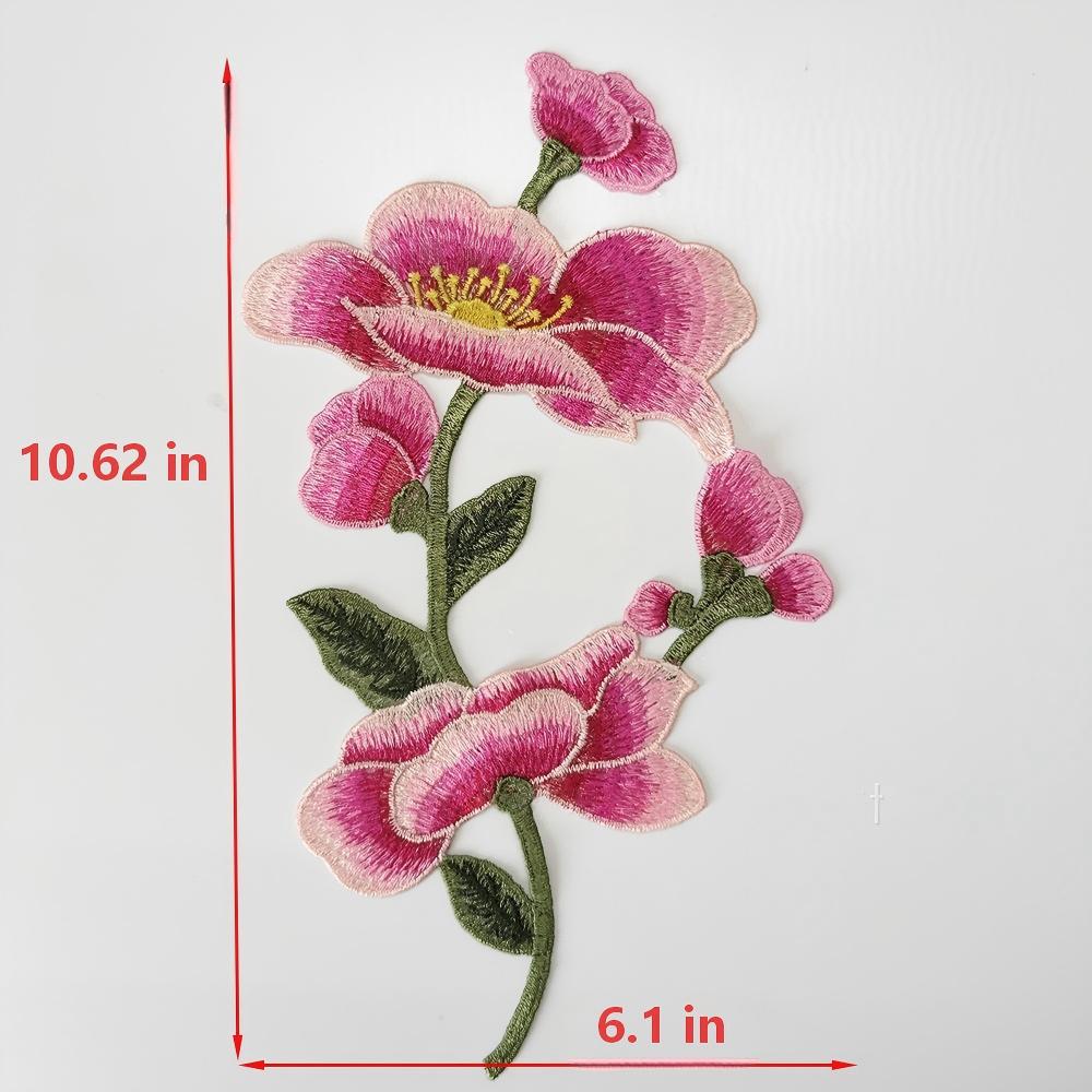 SUPERVALUECHOICE HCSEYB00059 Two-piece set Floral Embroidered Fabric Patches