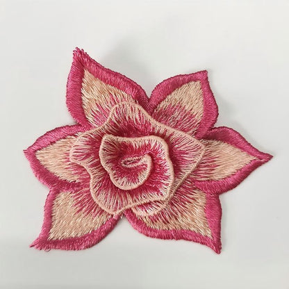SUPERVALUECHOICE HCSEYB00060 Floral Embroidered Fabric Patches 2.95'' X 3.26''