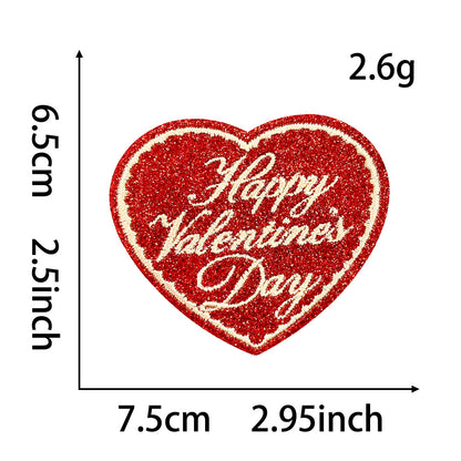 SUPERVALUECHOICE HCSEYB00020 Cherry Bow xoxo Embroidered Fabric Patch