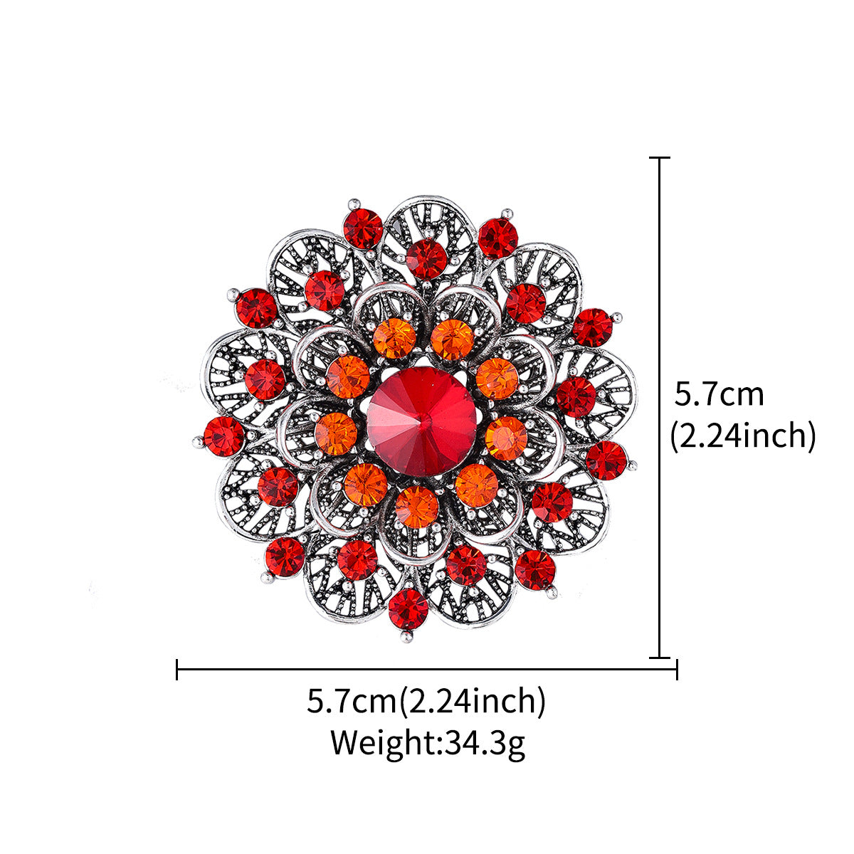 SUPERVALUECHOICE HCSESA00010 Sunflower Series Brooches