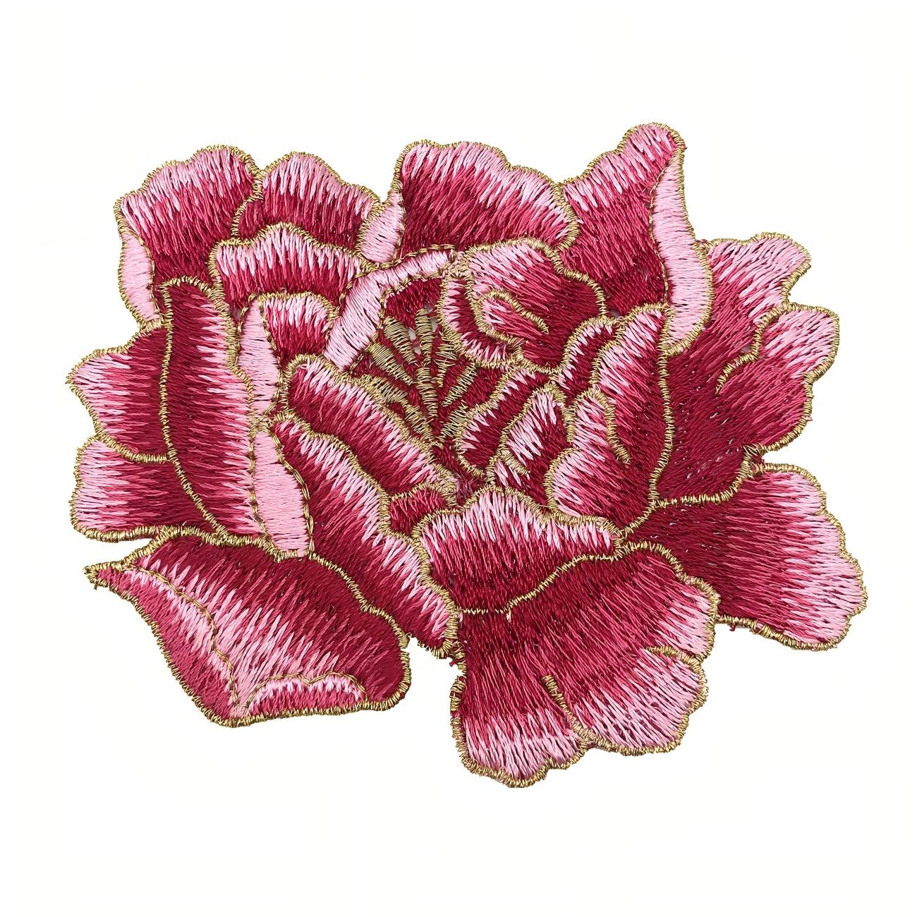 SUPERVALUECHOICE HCSEYB00063 Floral Embroidered Fabric Patches 3.93'' X 4.33''