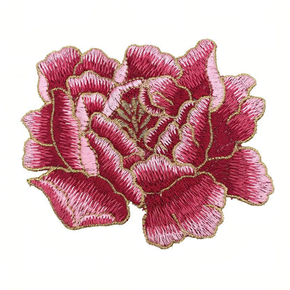 SUPERVALUECHOICE HCSEYB00063 Floral Embroidered Fabric Patches 3.93'' X 4.33''