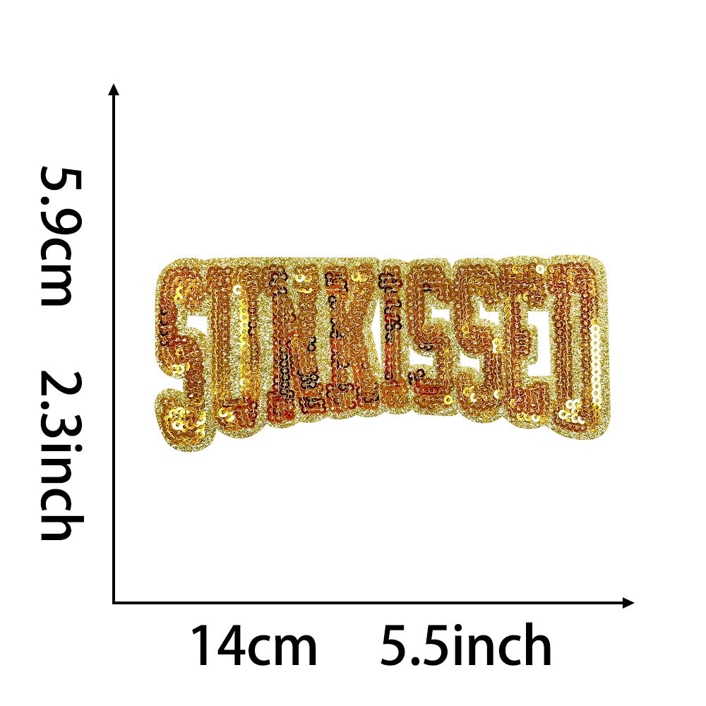 SUPERVALUECHOICE HCSEYC00008 Sunkissed Embroidered Fabric Patch