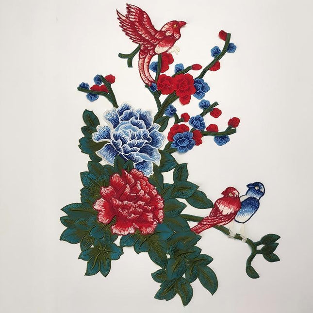 SUPERVALUECHOICE HCSEYB00056 Floral Embroidered Fabric Patches 12.59'' X 16.92''