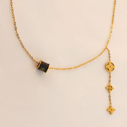 SUPERVALUECHOICE HCSEVA00013 Geometric Four-Leaf Clover Necklace