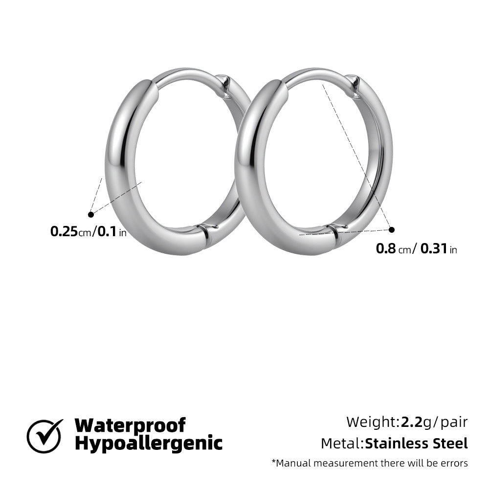 SUPERVALUECHOICE HCSETA00015 Elegant Hoop Earrings
