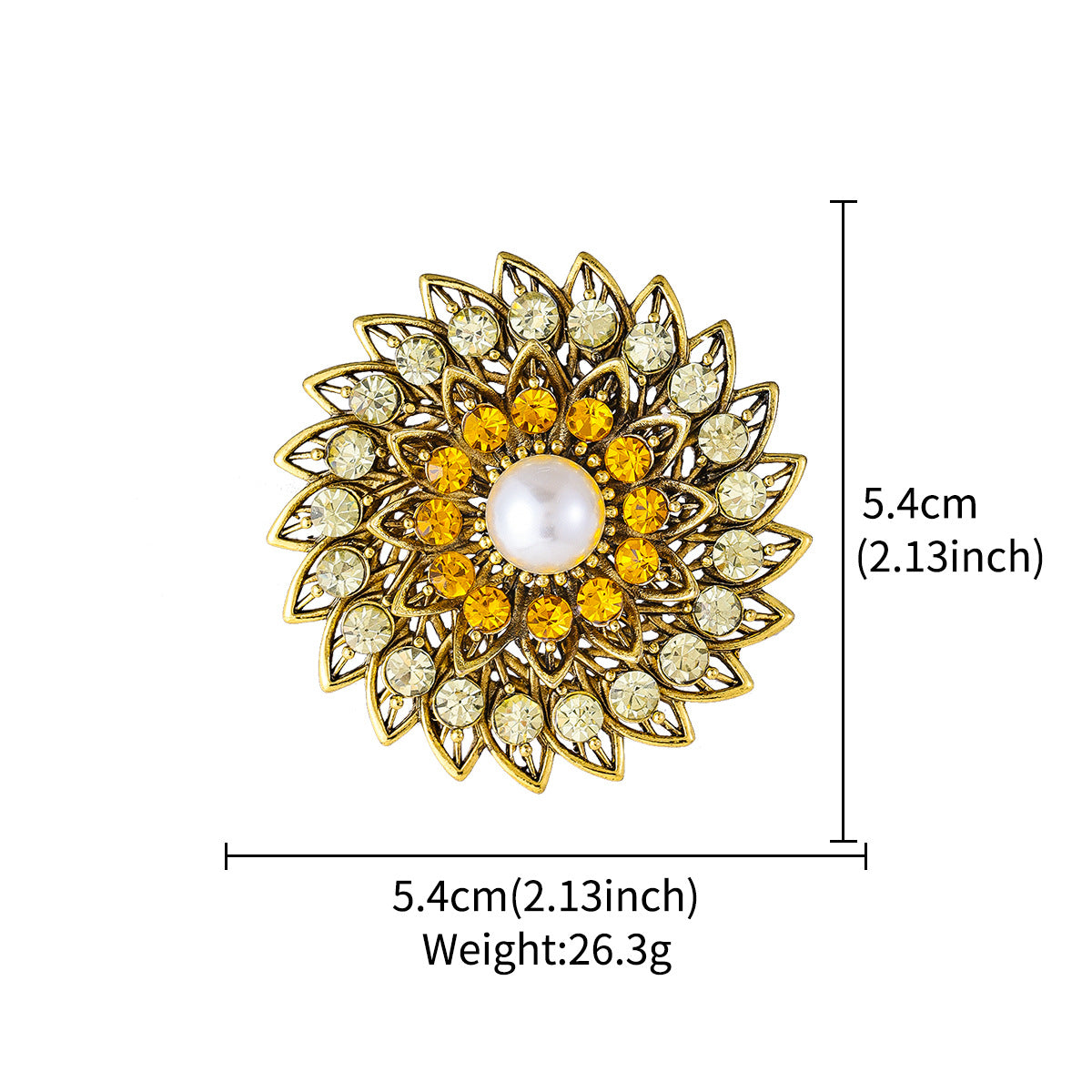 SUPERVALUECHOICE HCSESA00010 Sunflower Series Brooches