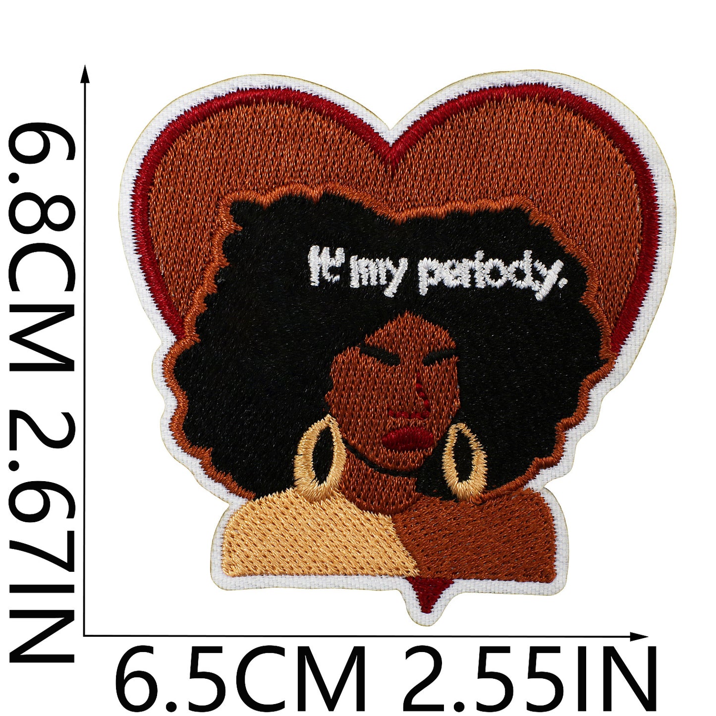 SUPERVALUECHOICE HCSEYB00013 Black Girl Magic Embroidered Fabric Patch