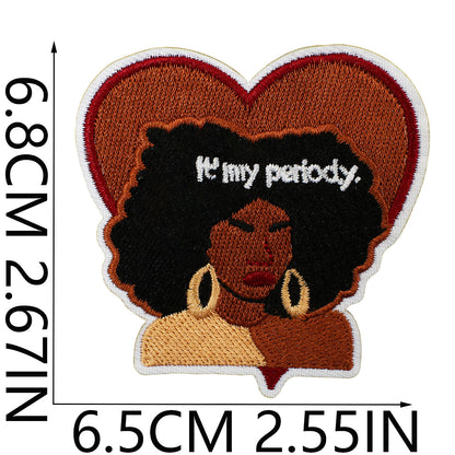 SUPERVALUECHOICE HCSEYB00013 Black Girl Magic Embroidered Fabric Patch