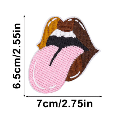 SUPERVALUECHOICE HCSEYSB00108 15Pcs Black Girl Magic Themed Embroidered Iron On Patches Apparel DIY Sewing Decor Appliques