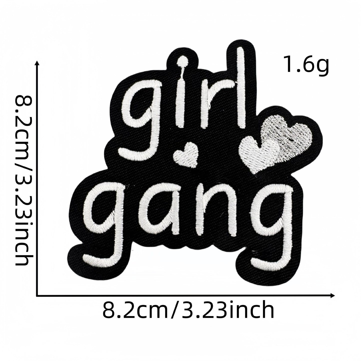 SUPERVALUECHOICE HCSEYB00033 Vintage English Graffiti Embroidered Fabric Patch