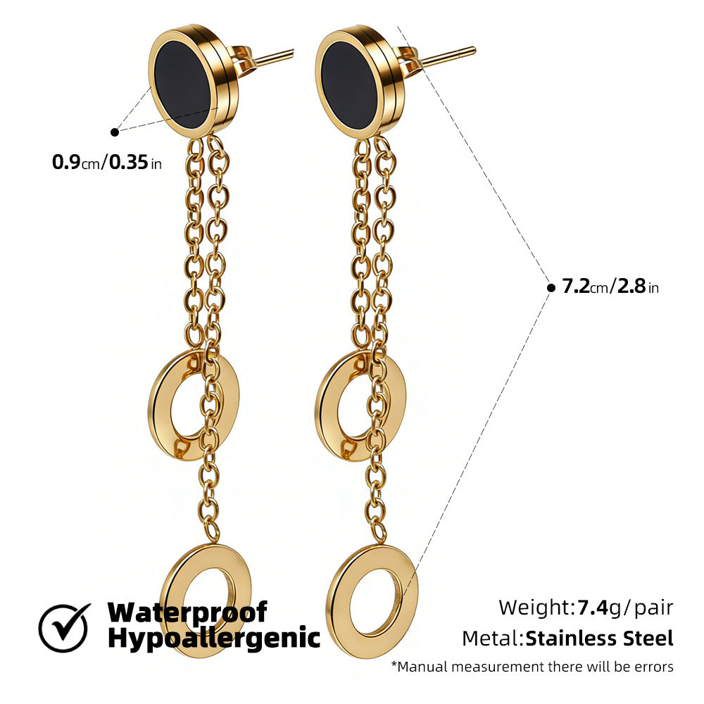 SUPERVALUECHOICE HCSETB00002 Round shell earrings
