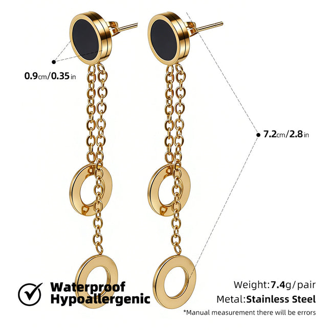 SUPERVALUECHOICE HCSETB00002 Round shell earrings