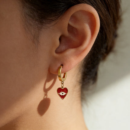 SUPERVALUECHOICE HCSETA00009 Earrings with the Eye of the Demon