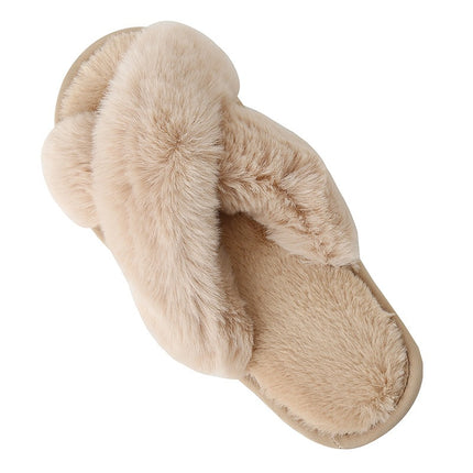 SUPERVALUECHOICE HCSEWB00014 Fluffy Fuzzy Slide Slippers