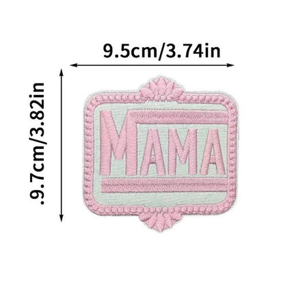 SUPERVALUECHOICE HCSEYB00112 15Pcs Western Country Slogan Embroidered Iron On Patches Casual Garment DIY Decor Appliques