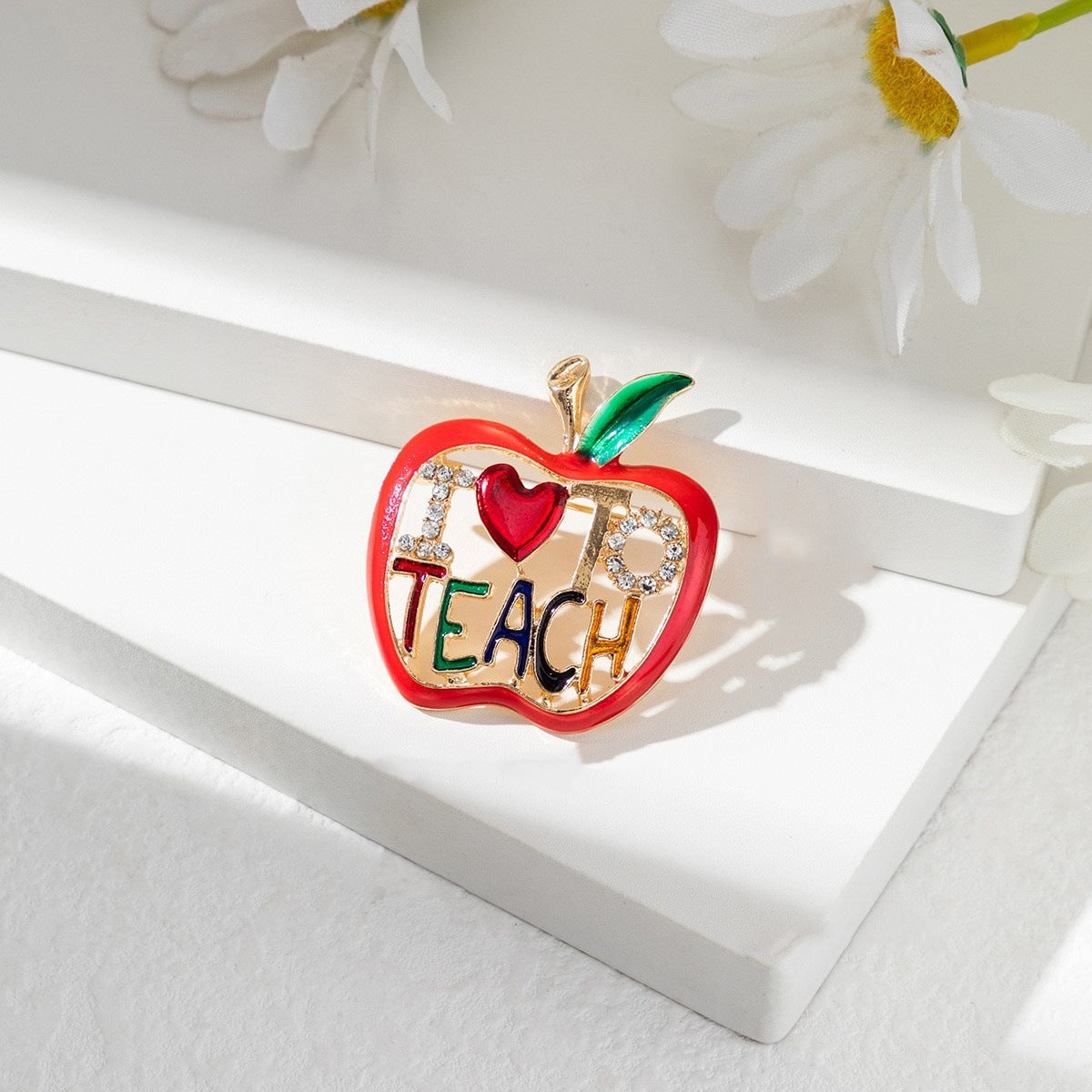 SUPÊR VÃLUE CHOICE  HCSEY00002  Necklace “Teacher” pattern pins