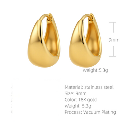 SUPERVALUECHOICE HCSETA00004 Smooth Geometric Earrings